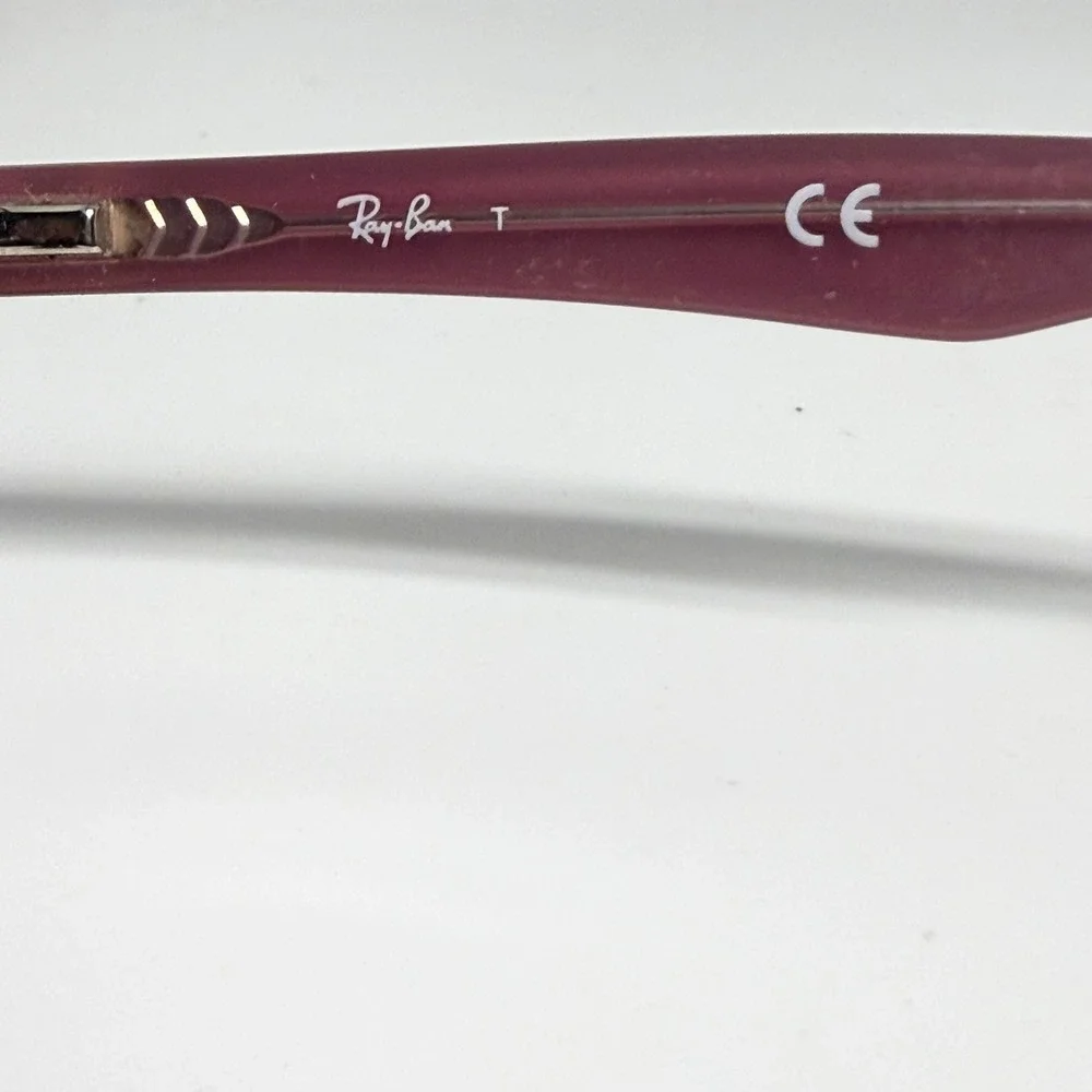 Ray-Ban RB 5228 2126 Purple Black Rectangular‎ Eyeglasses Frames 53-17 140